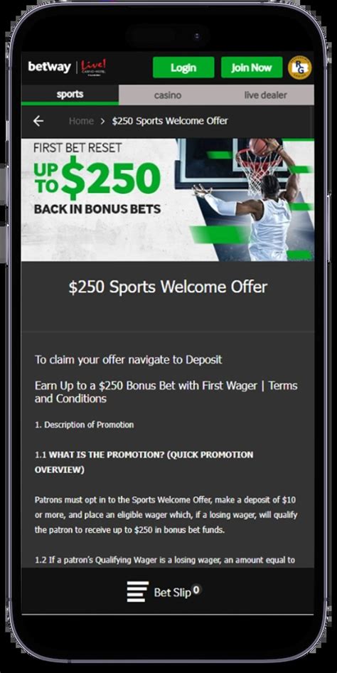 Betway Promo Code: $250 Back in Bonus Bets .